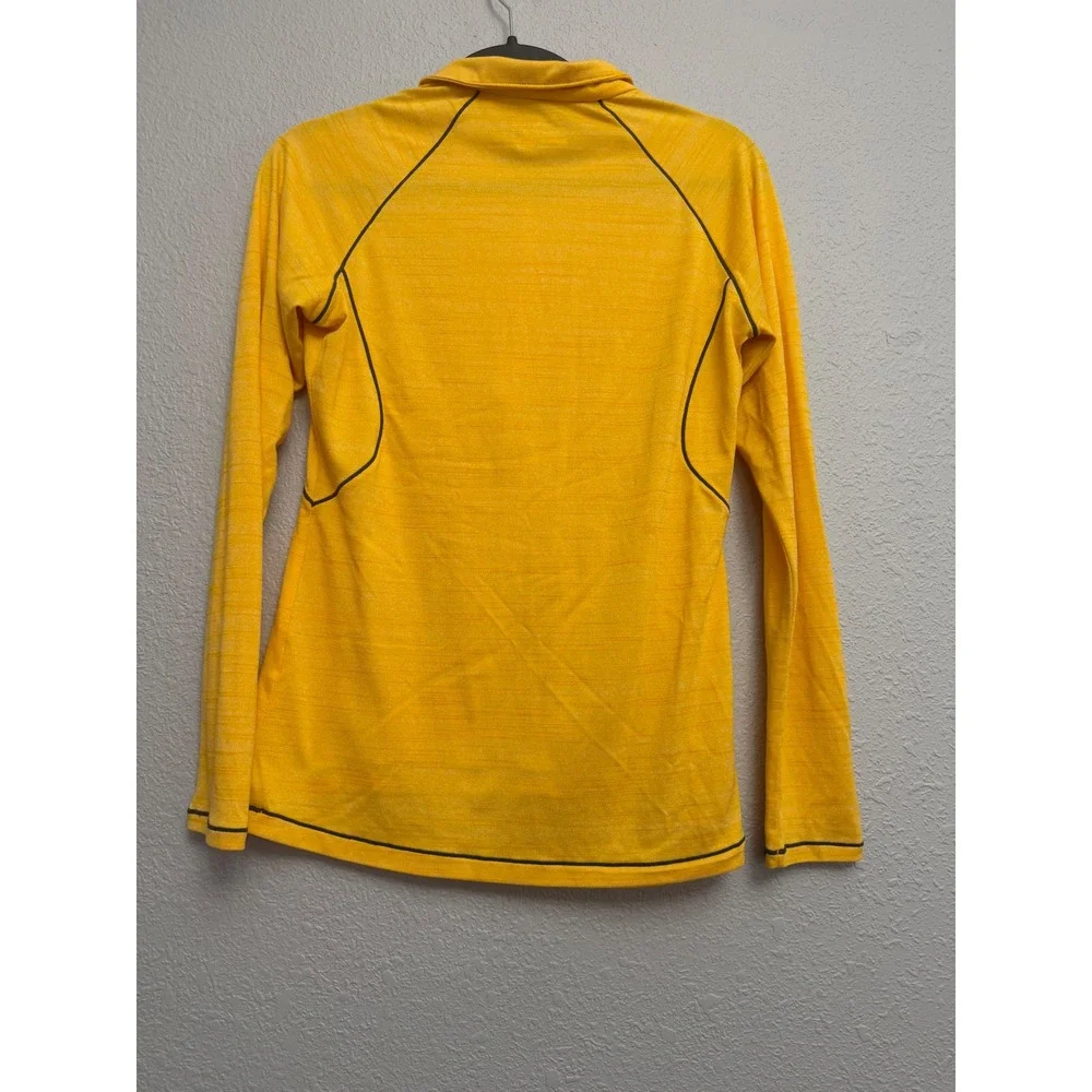 Under Armour Iowa Hawkeyes HeatGear 1/4 Zip Pullover Yellow Womens Small - Picture 4 of 5
